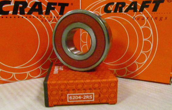 ПІДШИПНИК 6204-2RS ЛИТОВСЬКОГО БРЕНДА CRAFT, Фото