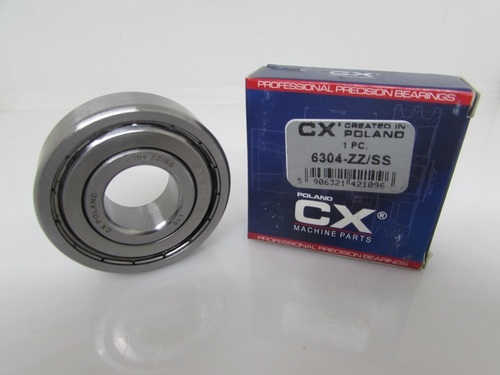 Підшипник 6304 ZZ SS CX нержавіючий, Фото