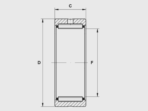 Підшипник  20*32*20 NKS20 NTN, Фото