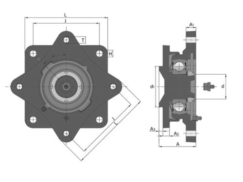 Подшипник  SLGS309 Z&S, Фото