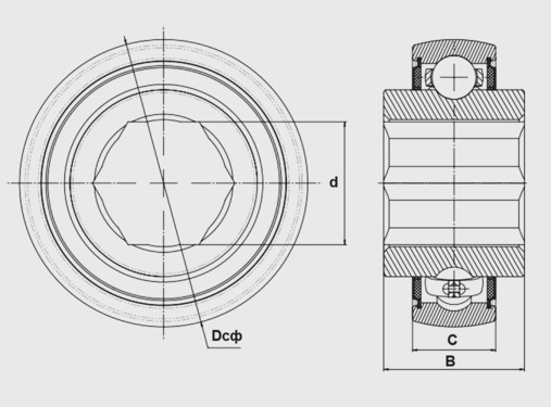 Підшипник  86523785 CNH, Фото