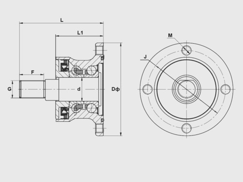 Подшипник  F-673270.04.TILL FAG, Фото