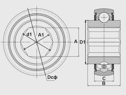 Підшипник  204KRRB2 PEER, Фото