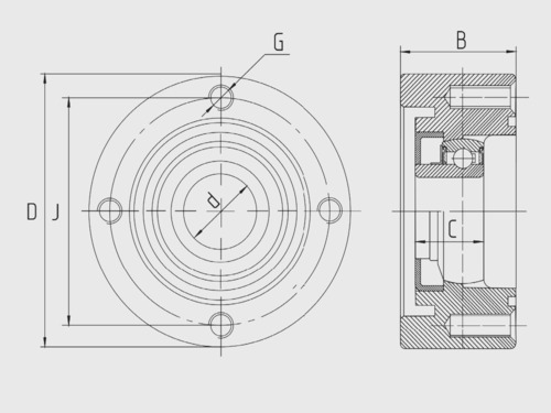 Подшипник  LSGR 205 FS, Фото