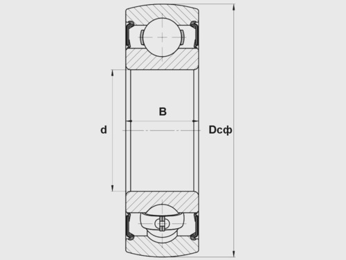 Подшипник  SKF 1726209 2RS1, Фото