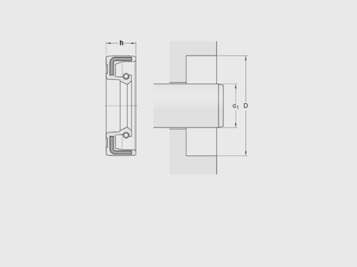 Сальник  70*90*10 SKF 70x90x10 HMS5 RG, Фото