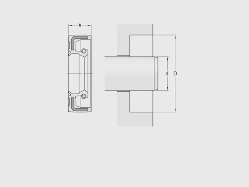 Сальник 25x45x8 HMSA10 V SKF Эскиз SALNIKSKFHMSA10, Фото
